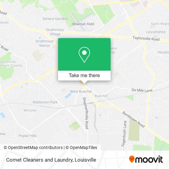 Mapa de Comet Cleaners and Laundry