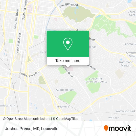 Joshua Preiss, MD map