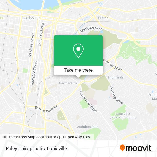 Raley Chiropractic map