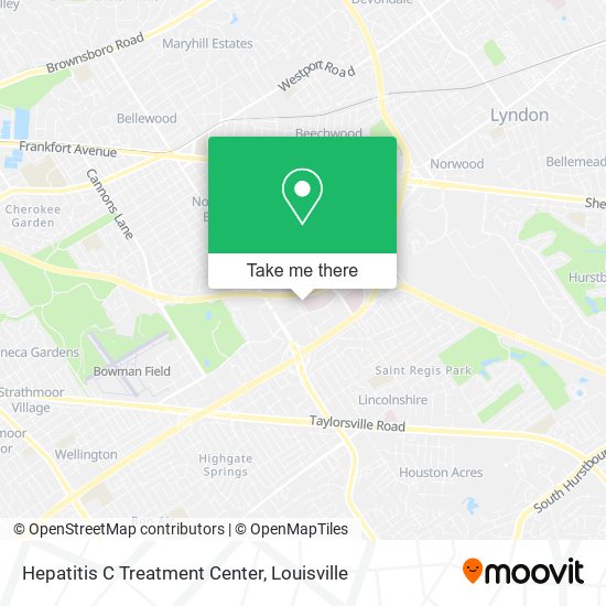 Mapa de Hepatitis C Treatment Center