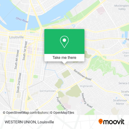 Mapa de WESTERN UNION