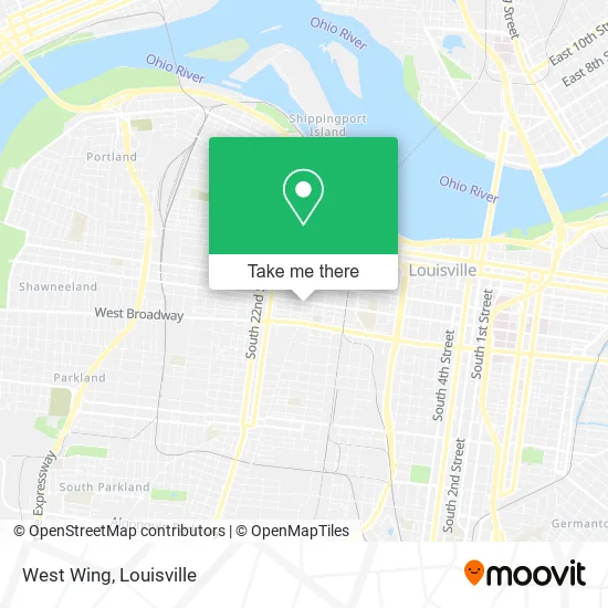 West Wing map