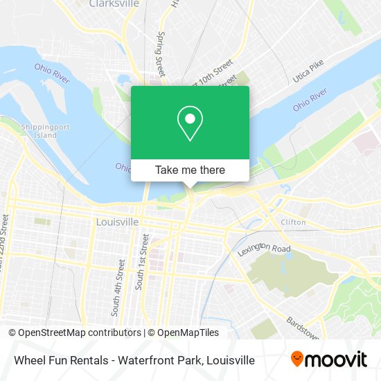 Mapa de Wheel Fun Rentals - Waterfront Park