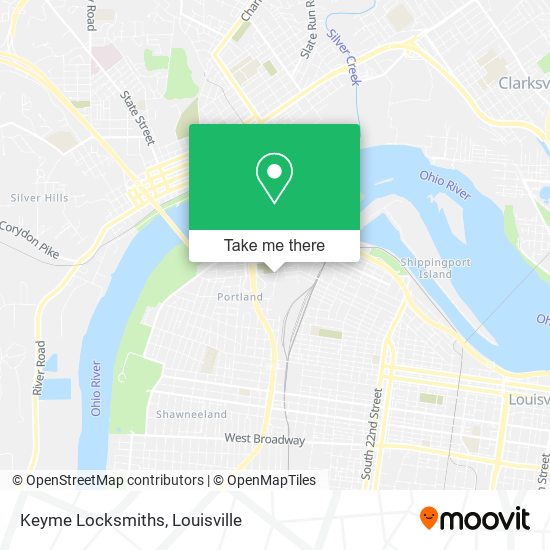 Keyme Locksmiths map