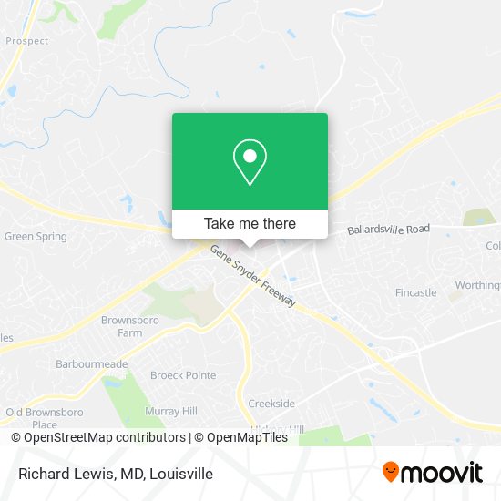 Richard Lewis, MD map