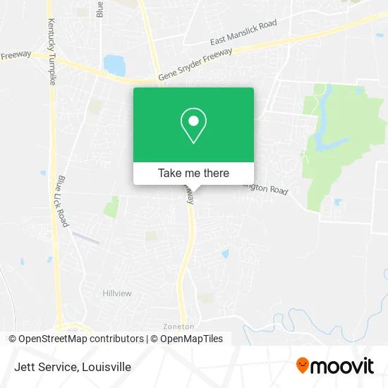 Jett Service map
