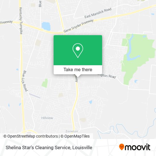 Shelina Star's Cleaning Service map