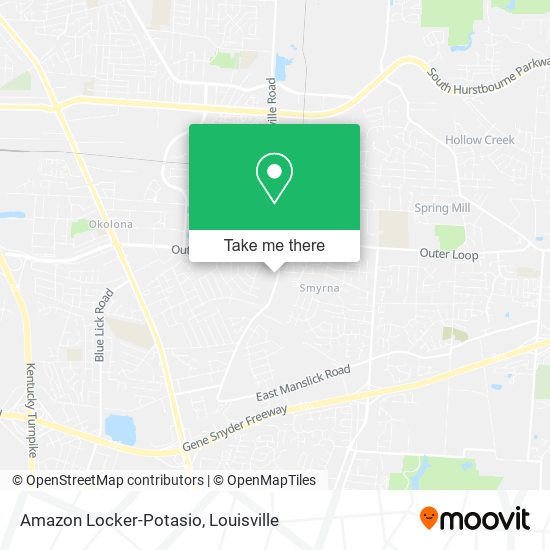 Mapa de Amazon Locker-Potasio