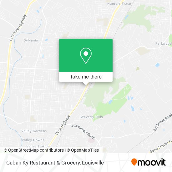 Mapa de Cuban Ky Restaurant & Grocery