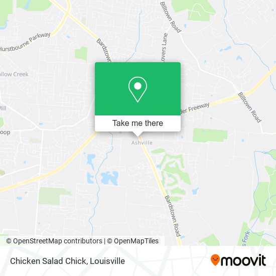 Chicken Salad Chick map