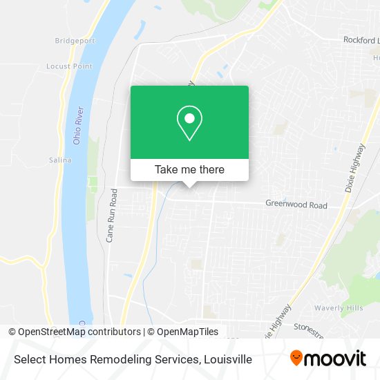 Select Homes Remodeling Services map