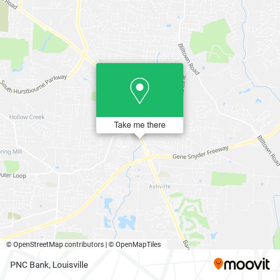 PNC Bank map