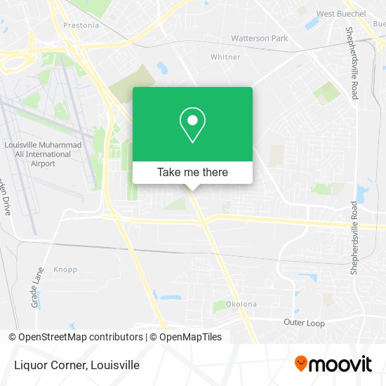 Liquor Corner map