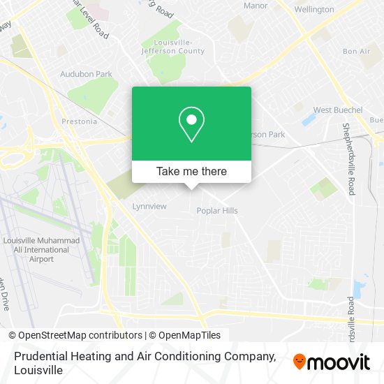 Mapa de Prudential Heating and Air Conditioning Company