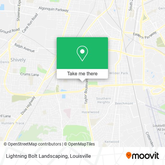 Lightning Bolt Landscaping map