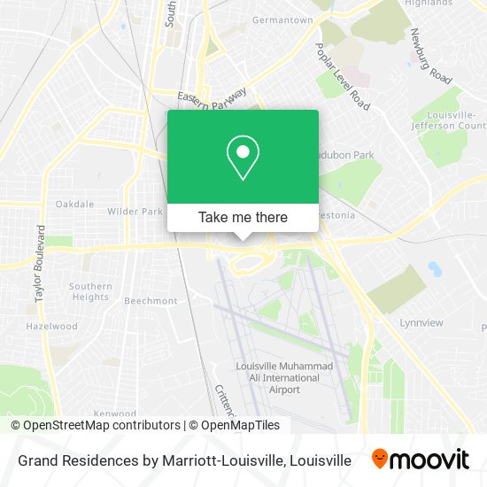 Mapa de Grand Residences by Marriott-Louisville