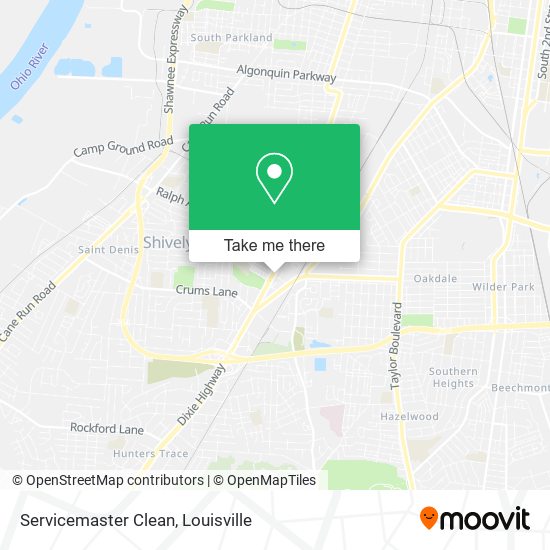 Servicemaster Clean map