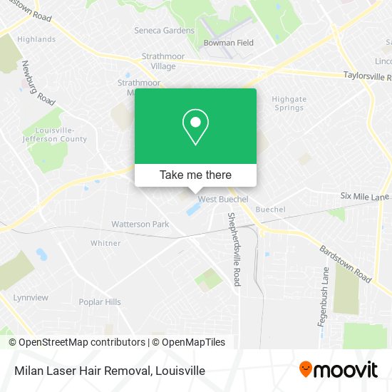 Milan Laser Hair Removal map