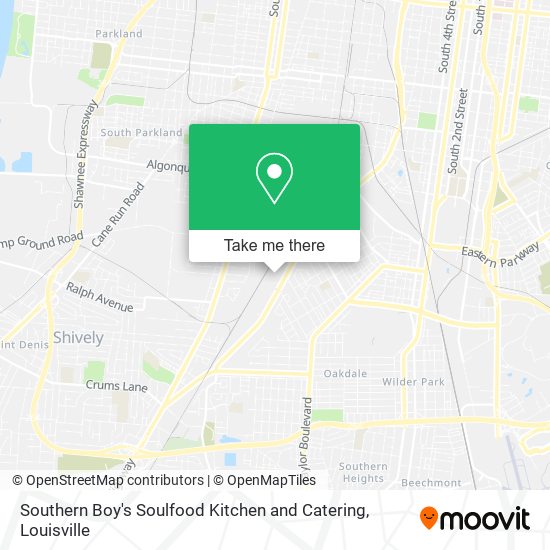 Southern Boy's Soulfood Kitchen and Catering map