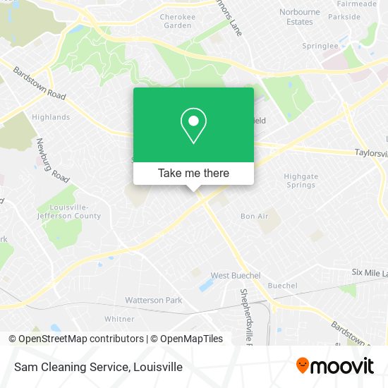 Sam Cleaning Service map