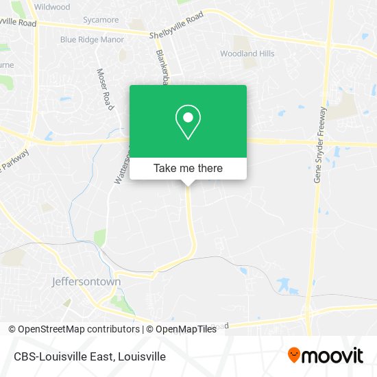 CBS-Louisville East map