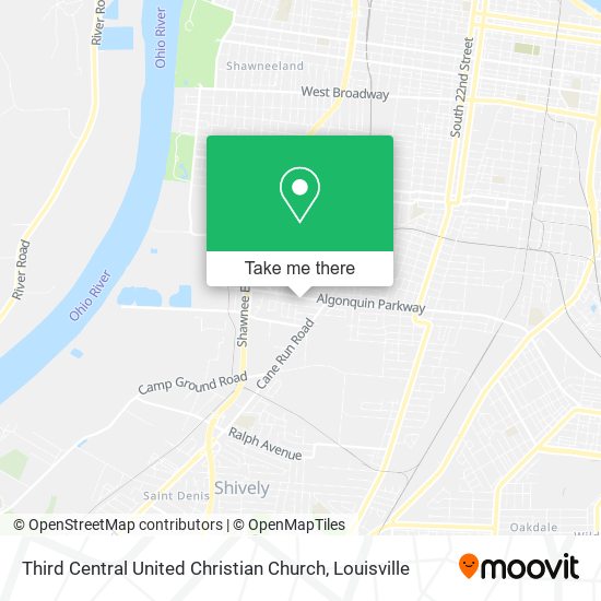 Third Central United Christian Church map