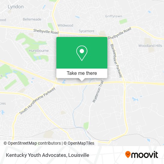 Mapa de Kentucky Youth Advocates