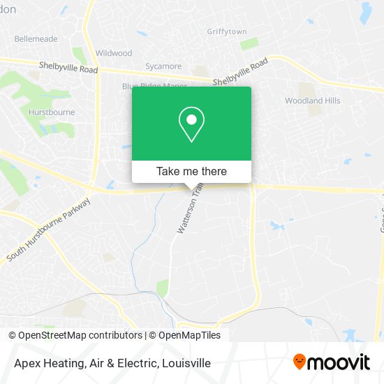 Mapa de Apex Heating, Air & Electric