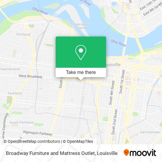 Broadway Furniture and Mattress Outlet map