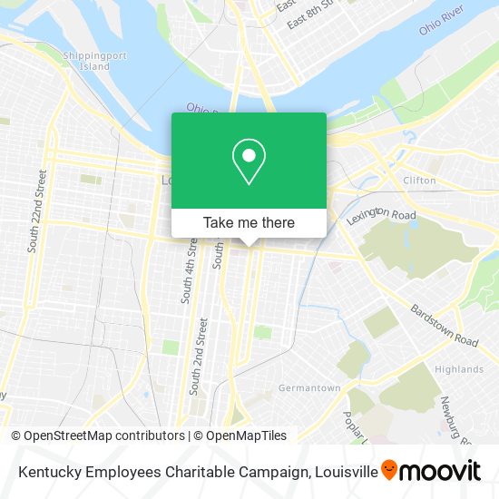 Mapa de Kentucky Employees Charitable Campaign