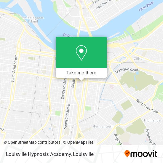 Mapa de Louisville Hypnosis Academy