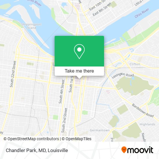 Mapa de Chandler Park, MD