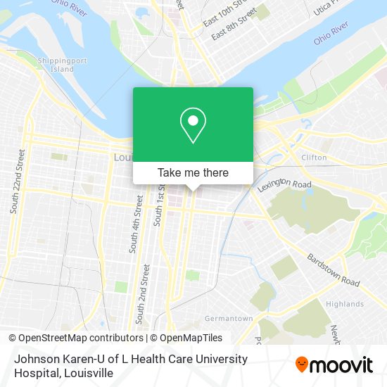 Johnson Karen-U of L Health Care University Hospital map