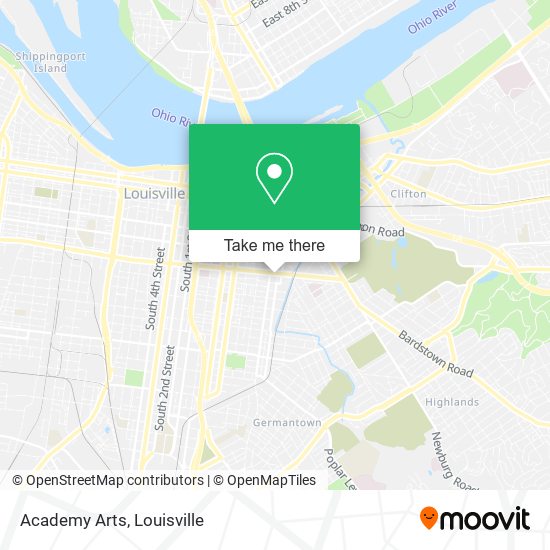 Academy Arts map