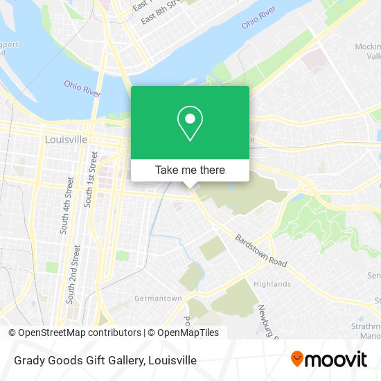 Grady Goods Gift Gallery map