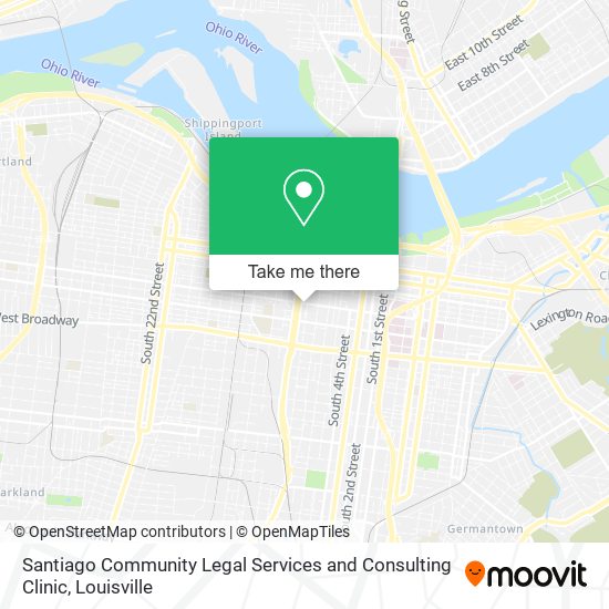 Mapa de Santiago Community Legal Services and Consulting Clinic