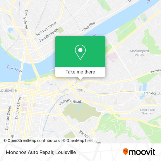 Mapa de Monchos Auto Repair