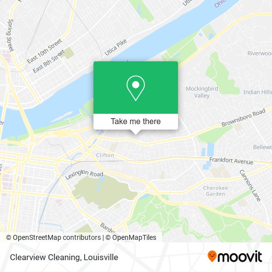 Clearview Cleaning map