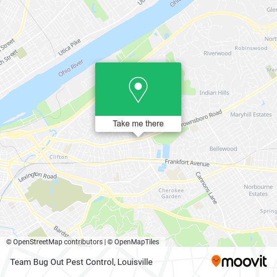 Team Bug Out Pest Control map