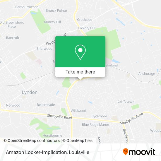 Mapa de Amazon Locker-Implication