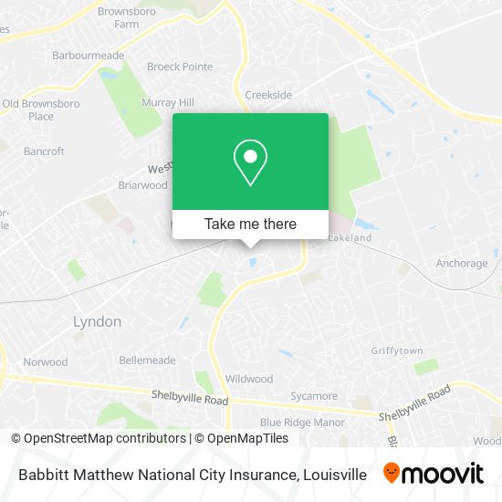 Babbitt Matthew National City Insurance map