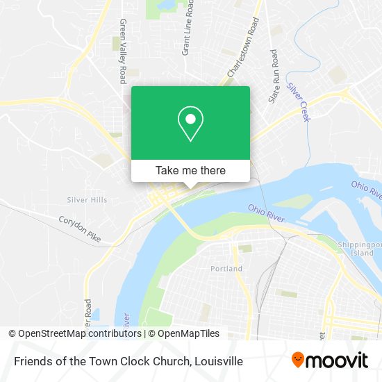 Friends of the Town Clock Church map