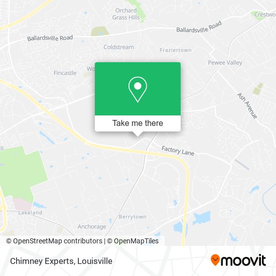 Chimney Experts map