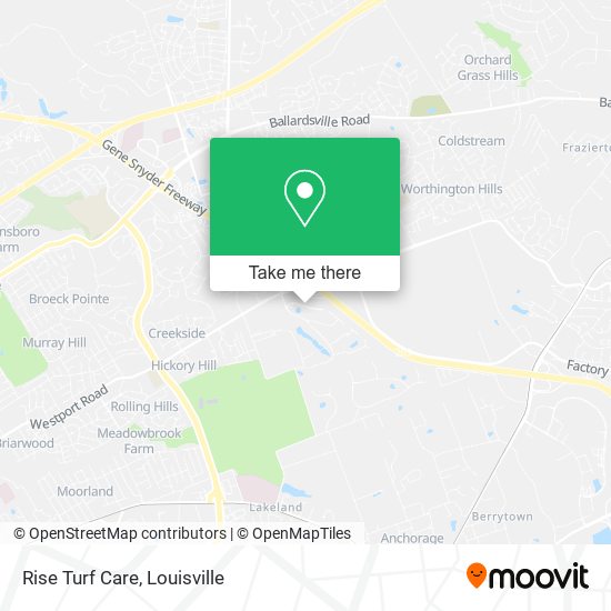 Rise Turf Care map