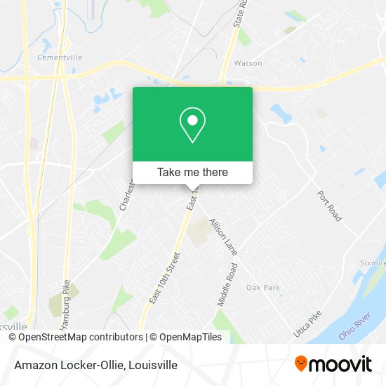 Amazon Locker-Ollie map