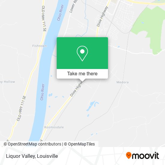 Liquor Valley map