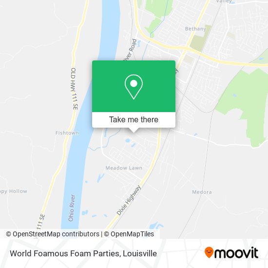 World Foamous Foam Parties map