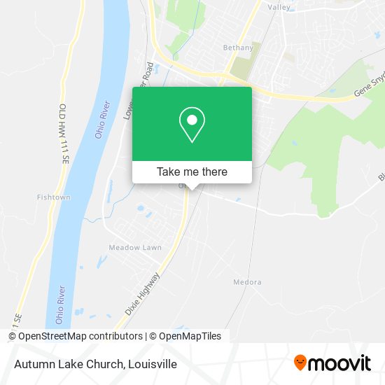 Autumn Lake Church map