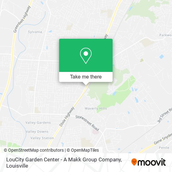 Mapa de LouCity Garden Center - A Makk Group Company