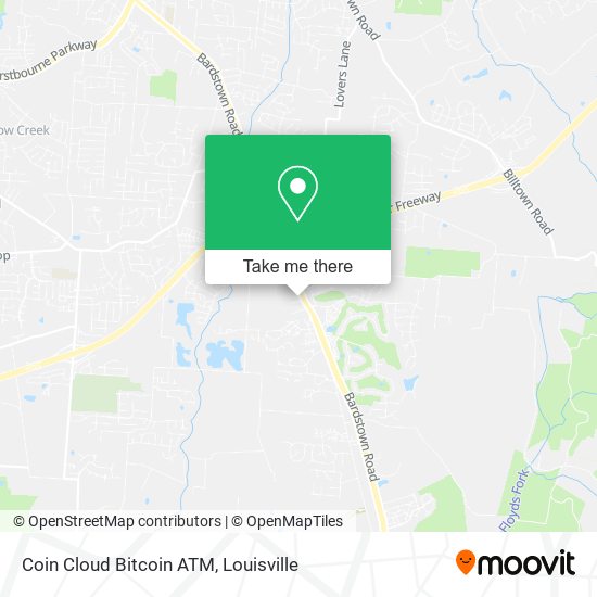 Mapa de Coin Cloud Bitcoin ATM